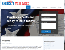 Tablet Screenshot of americastaxservices.net